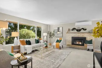 Formal living room with lots of natural light.