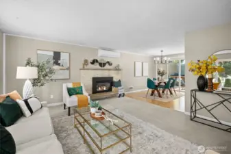 Formal living room with lots of natural light.