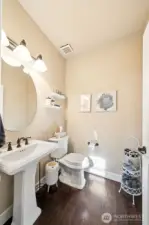 Main floor powder room