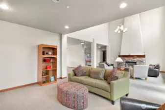 Downstairs common area