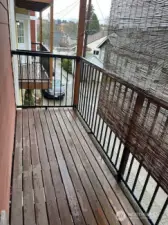Great open deck area and territorial views
