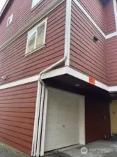 Easy access large one care garage.