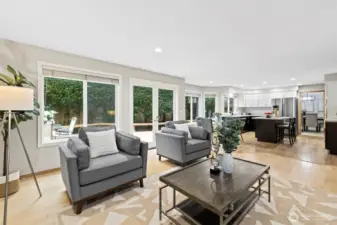 This will be the focal point of the home.  So comfortable.