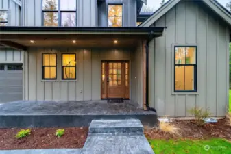 A welcoming covered front porch.