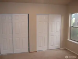 This is the Primary Bedroom with the new six panel doors.