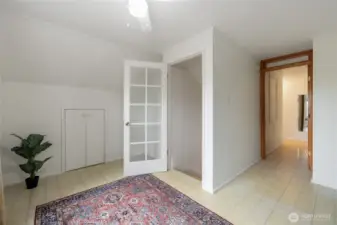 Door to second floor landing