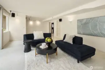 Media room lower level