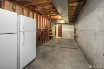 Storage room on lower level