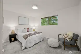 Second bedroom on mail level.