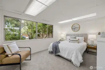 Lower level bedroom.