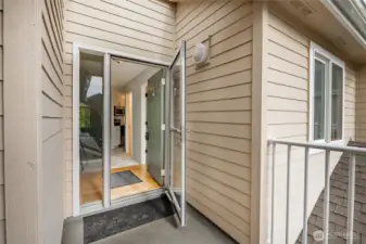 Entrance to condo