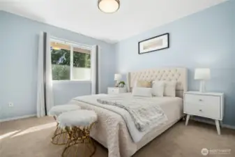Bright and airy additional bedroom.
