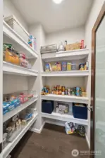 Walk in pantry