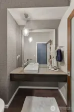 Main floor powder room