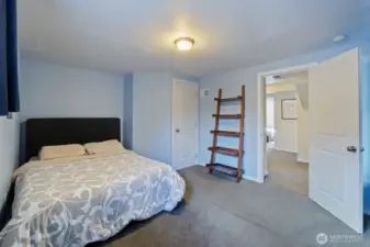 Bedroom on the lower level