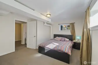 Bedroom on the lower level