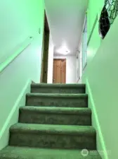 Stairs to the upper level