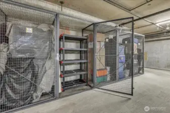 Dedicated storage in the garage!