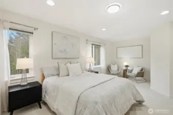 Spacious enough for a sitting area