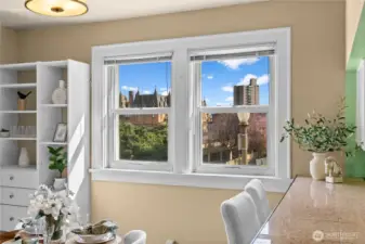 Views of stadium high school from all living area windows