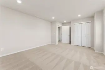 Comfortable bedroom or large bonus room. Photos are representative only and may display different color package and/or upgrades.