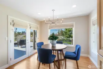 Kitchen with eating space