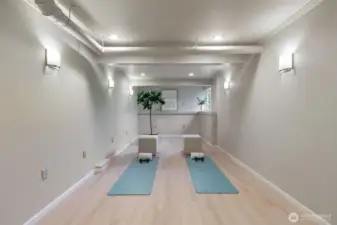 converted garage studio