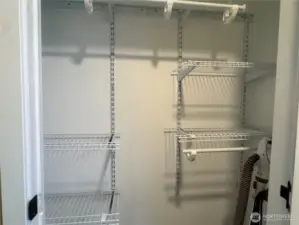 Two of the three bedrooms have walk-in closets.