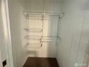The primary bedroom and the second  bedroom both have walk-in closets.