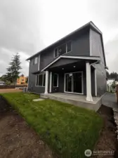 Rear View actual home