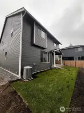 Rear View actual home