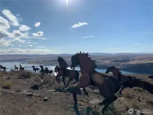 Wild horse monument