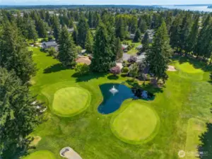 Aerial view of the course.