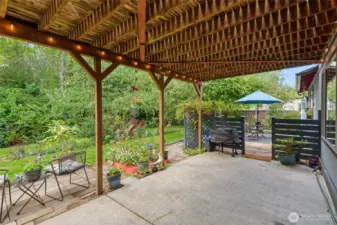 Large patio