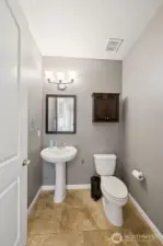 Powder room on main
