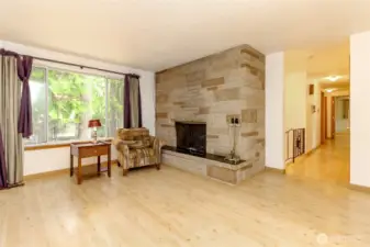 Fireplace in Upstairs Living Room