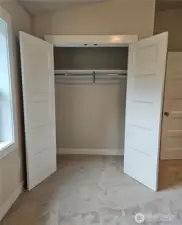 2nd bedroom main level closet