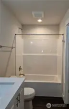 Lower level bath