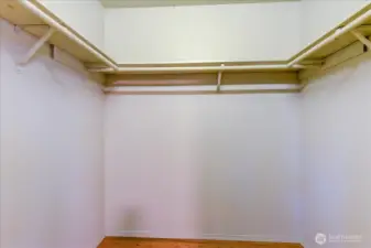 Nice sized primary closet