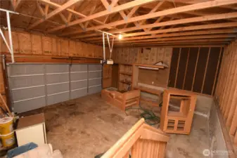 double car garage with storage