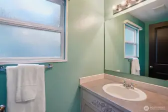 1/2 bath on Main floor