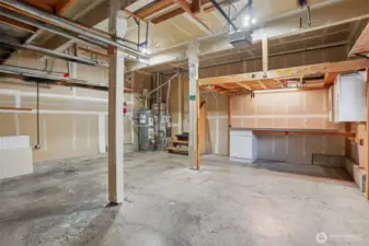 SO MUCH storage in this garage!