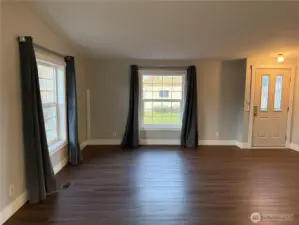 Entrance to living room.