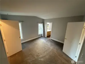 Primary bedroom with en suite.