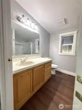 Primary bathroom.