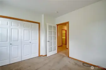 3rd bedroom or office located near the entry of the home.