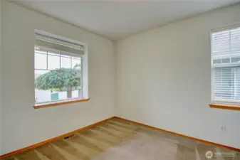 3rd bedroom or office located near the entry of the home.