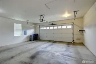 Large 2 car garage