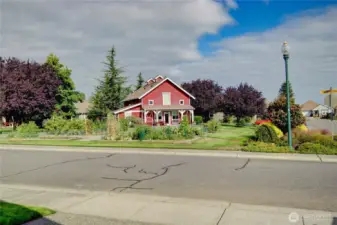 Community club house and gardens