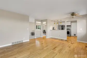 Kitchen access from Living room